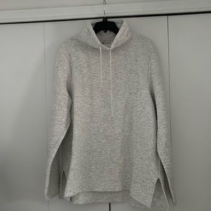 Carve designs, light heathered grey, funnel neck sweatshirt, size XL